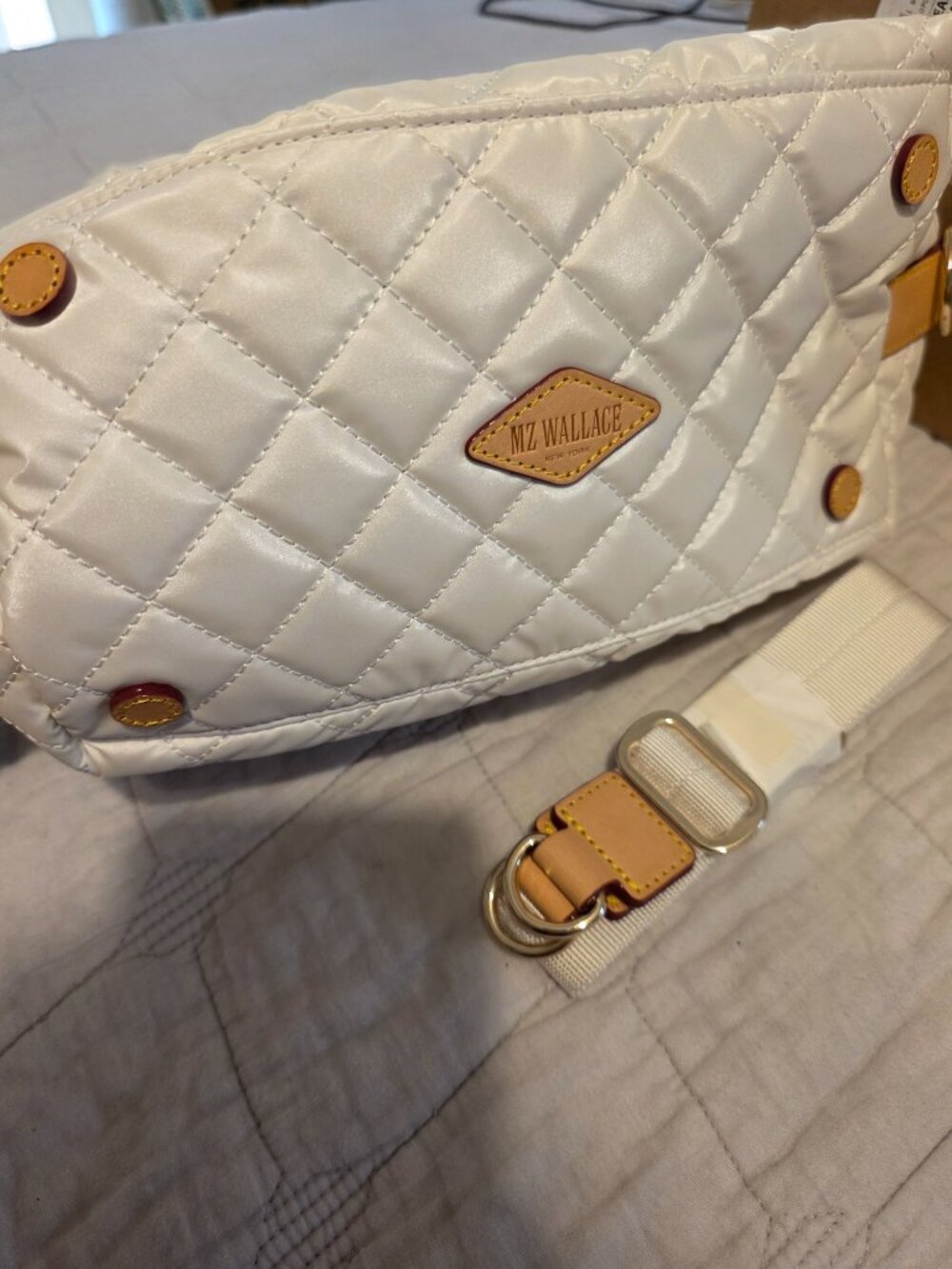 MZ Wallace Small Sutton White Pearl BNWT - Picture 13 of 13